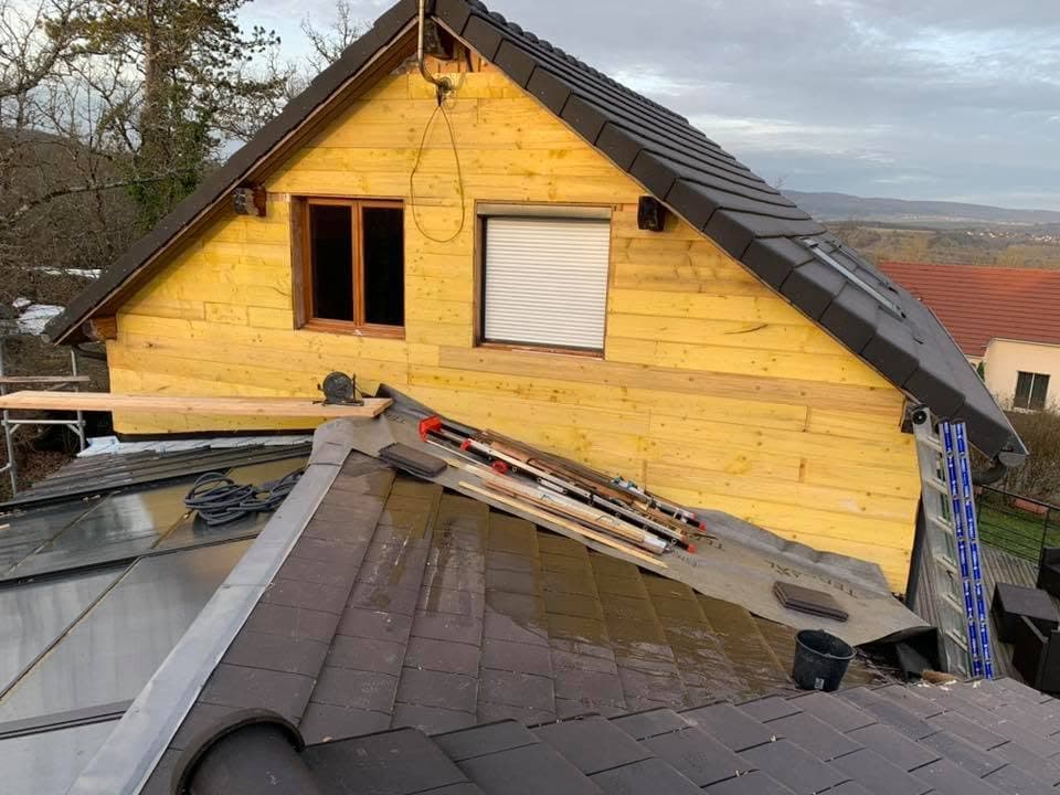 Bardage en zinc anthracite à Gissey-sur-Ouche, par MS Couverture Zinguerie, vue 5 sur 7