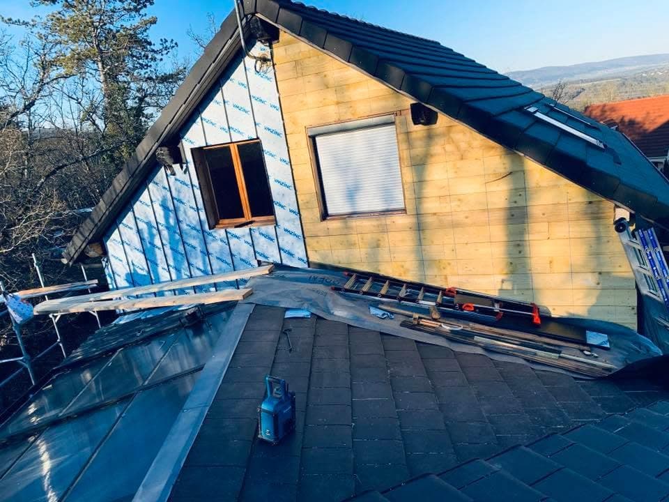 Bardage en zinc anthracite à Gissey-sur-Ouche, par MS Couverture Zinguerie, vue 6 sur 7