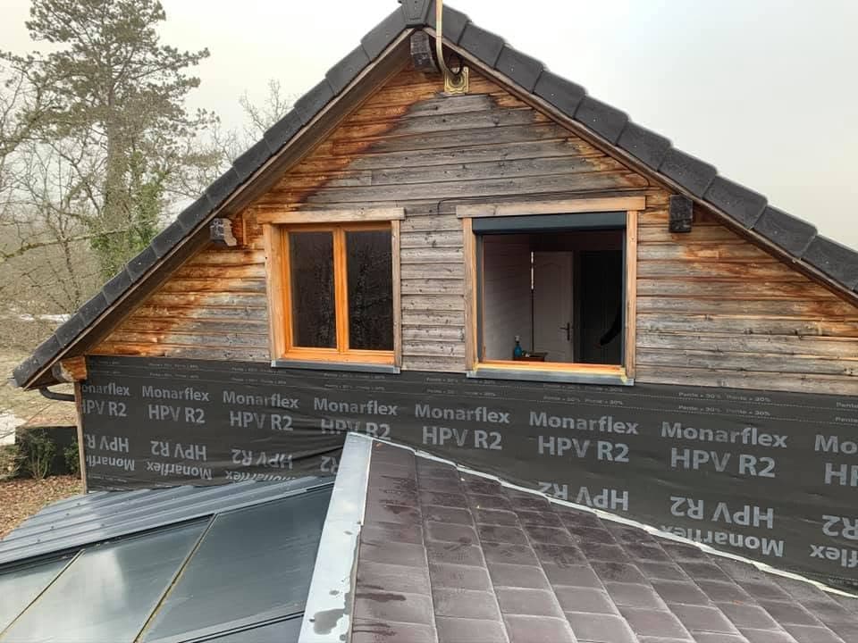 Bardage en zinc anthracite à Gissey-sur-Ouche, par MS Couverture Zinguerie, vue 7 sur 7