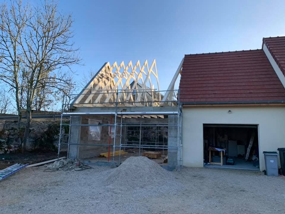 Chantier de couverture à Fleurey-sur-Ouche, par MS Couverture Zinguerie, vue 3 sur 9