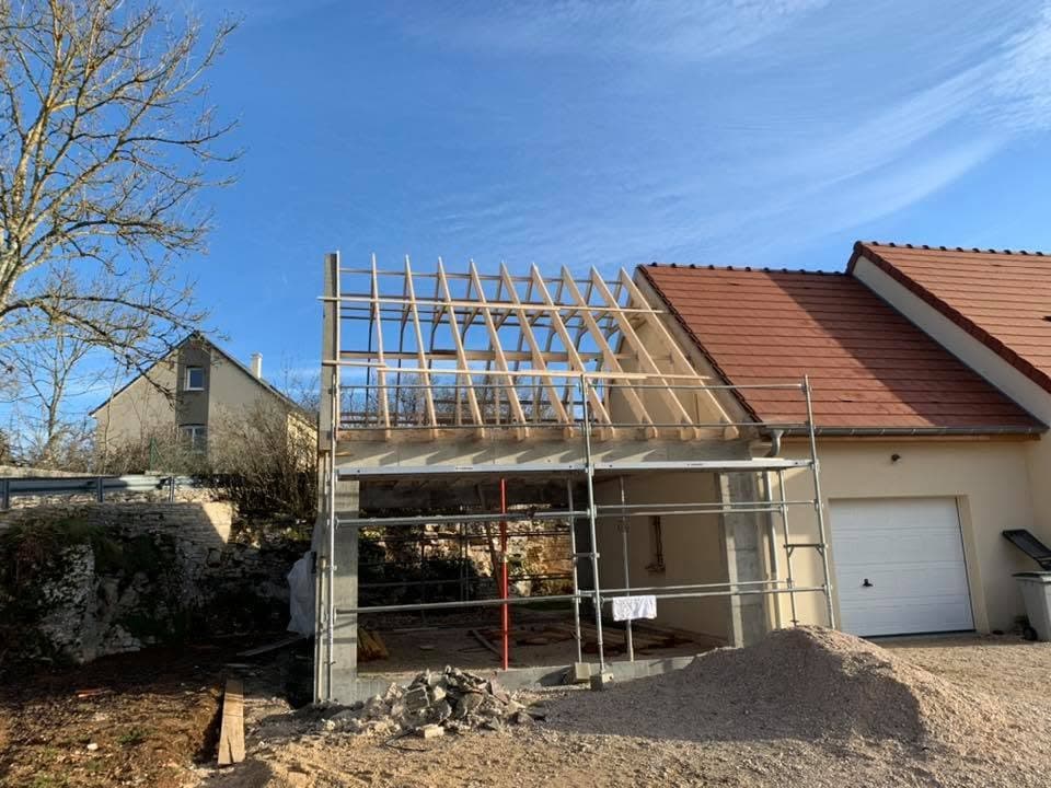 Chantier de couverture à Fleurey-sur-Ouche, par MS Couverture Zinguerie, vue 4 sur 9