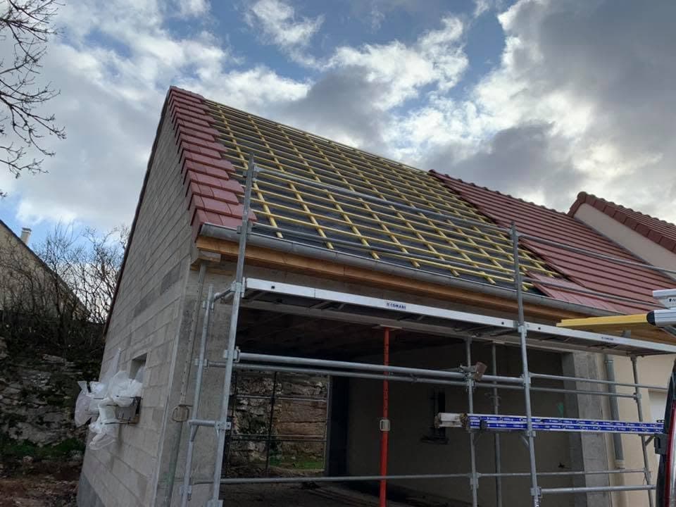 Chantier de couverture à Fleurey-sur-Ouche, par MS Couverture Zinguerie, vue 6 sur 9