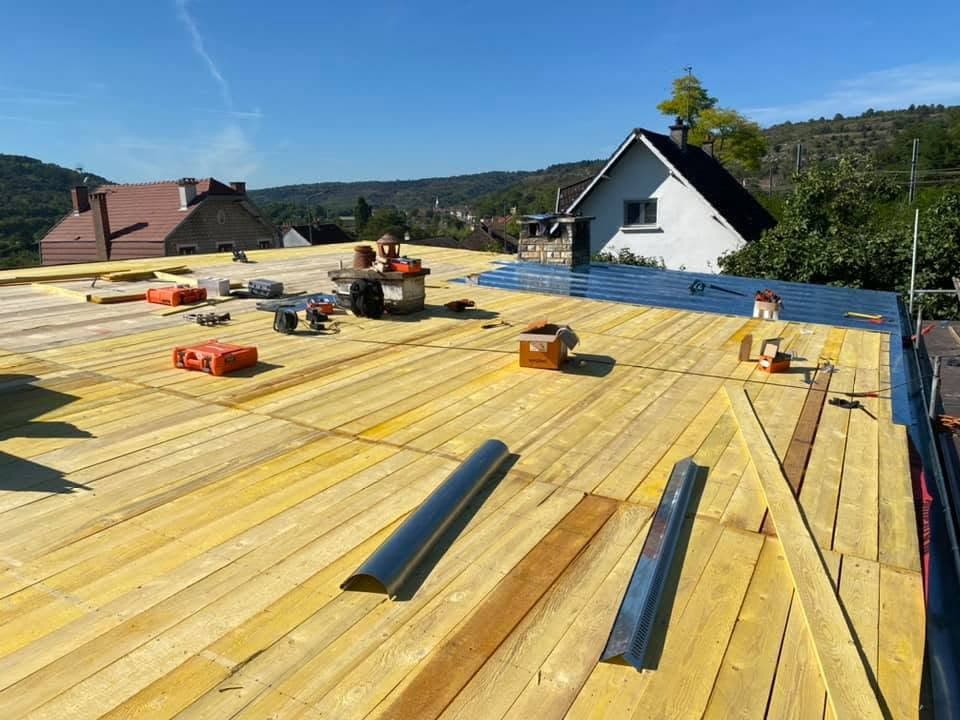 Couverture zinc joint debout à Plombières-lès-Dijon, par MS Couverture Zinguerie, vue 5 sur 9