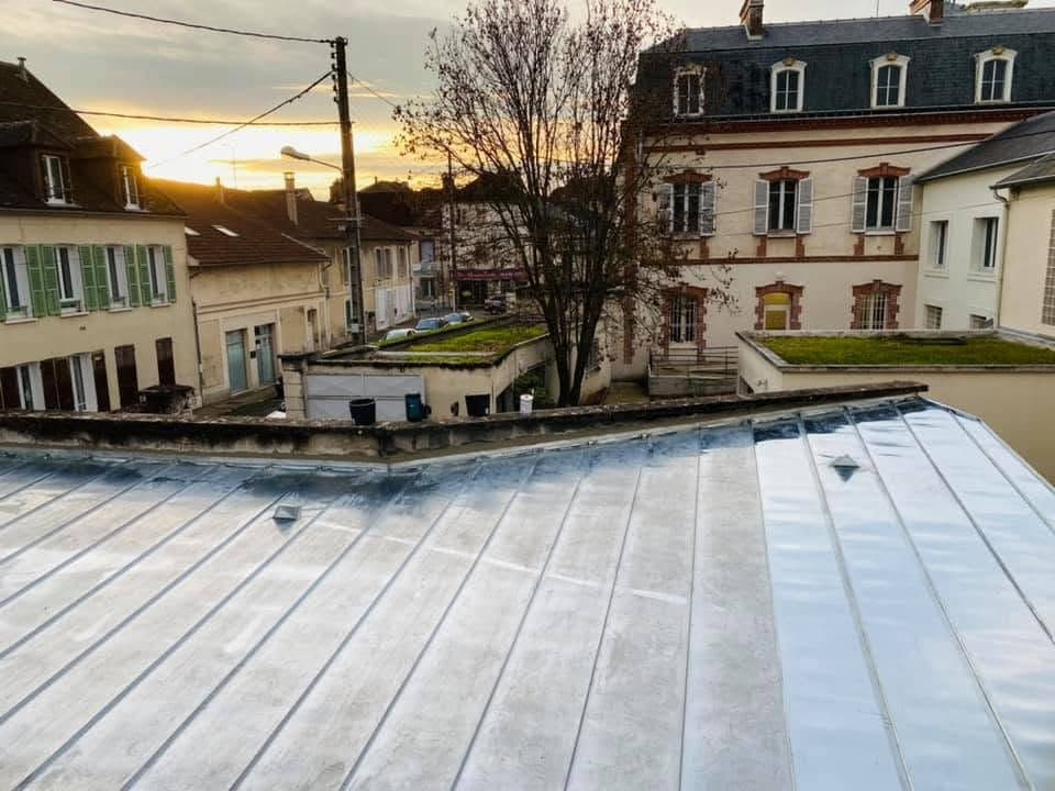 Rénovation d’un garage en zinc joint debout à Sens, par MS Couverture Zinguerie, vue 6 sur 6