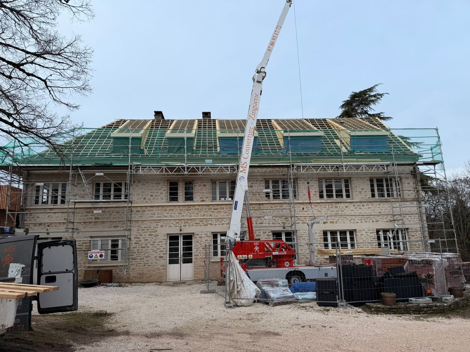 Rénovation de toiture de La Bergerie à Dijon, par MS Couverture Zinguerie, vue 5 sur 9