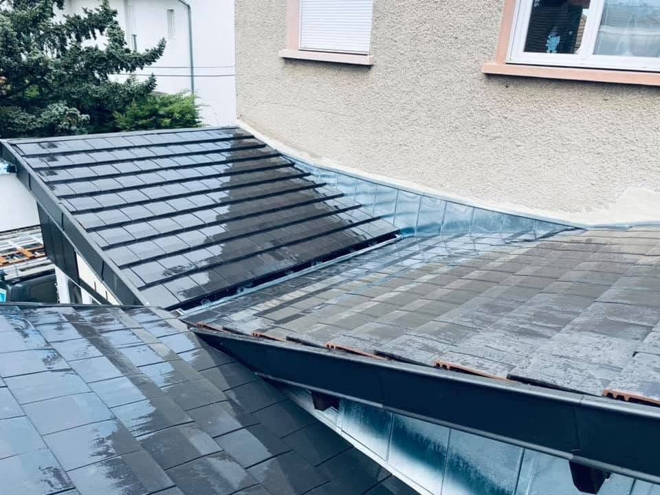 Rénovation de toiture en tuile Actua ardoisée à Dijon, par MS Couverture Zinguerie, vue 9 sur 12