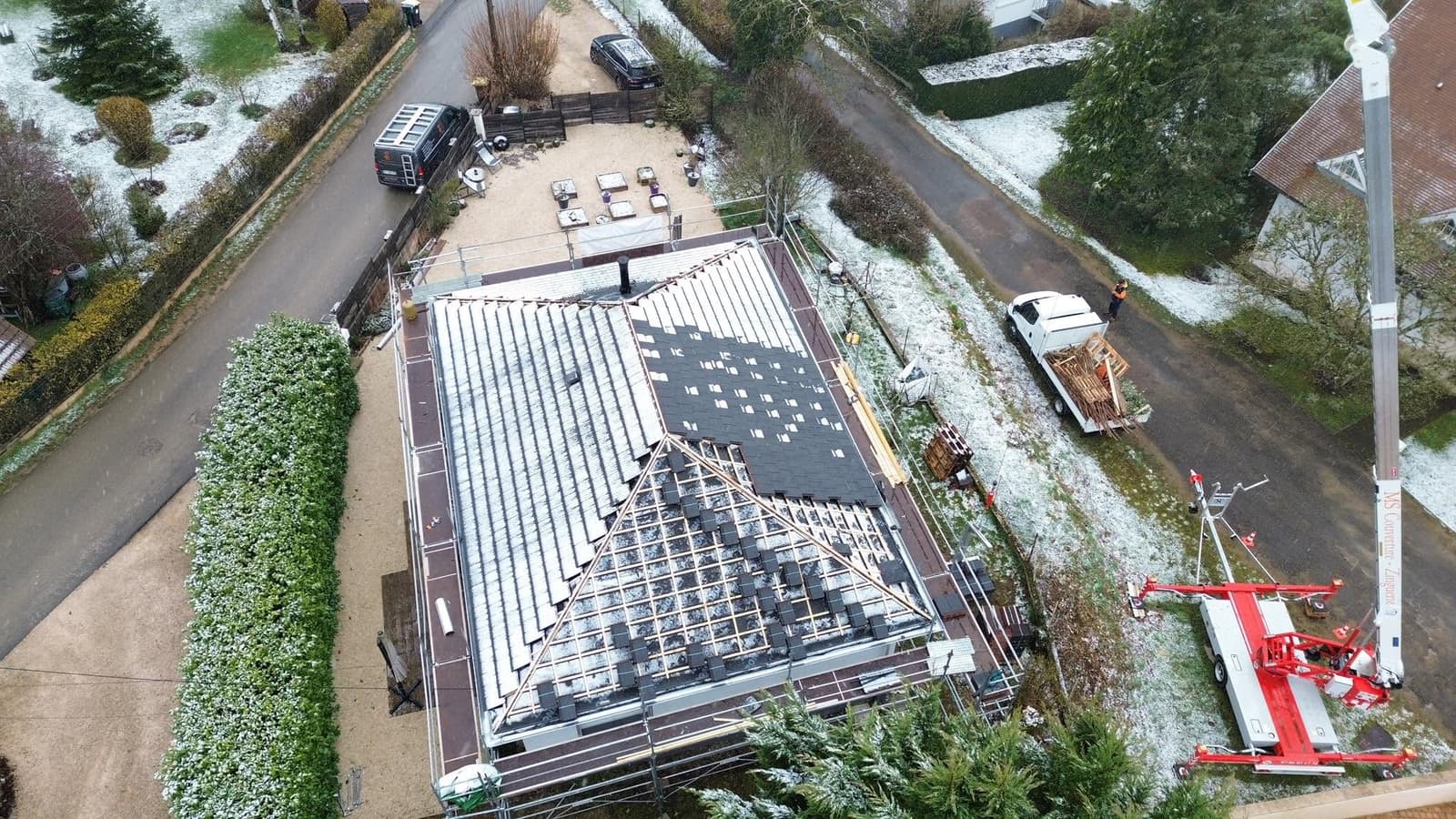 Rénovation de toiture et bandeaux à Fleurey-sur-Ouche, par MS Couverture Zinguerie, vue 2 sur 5