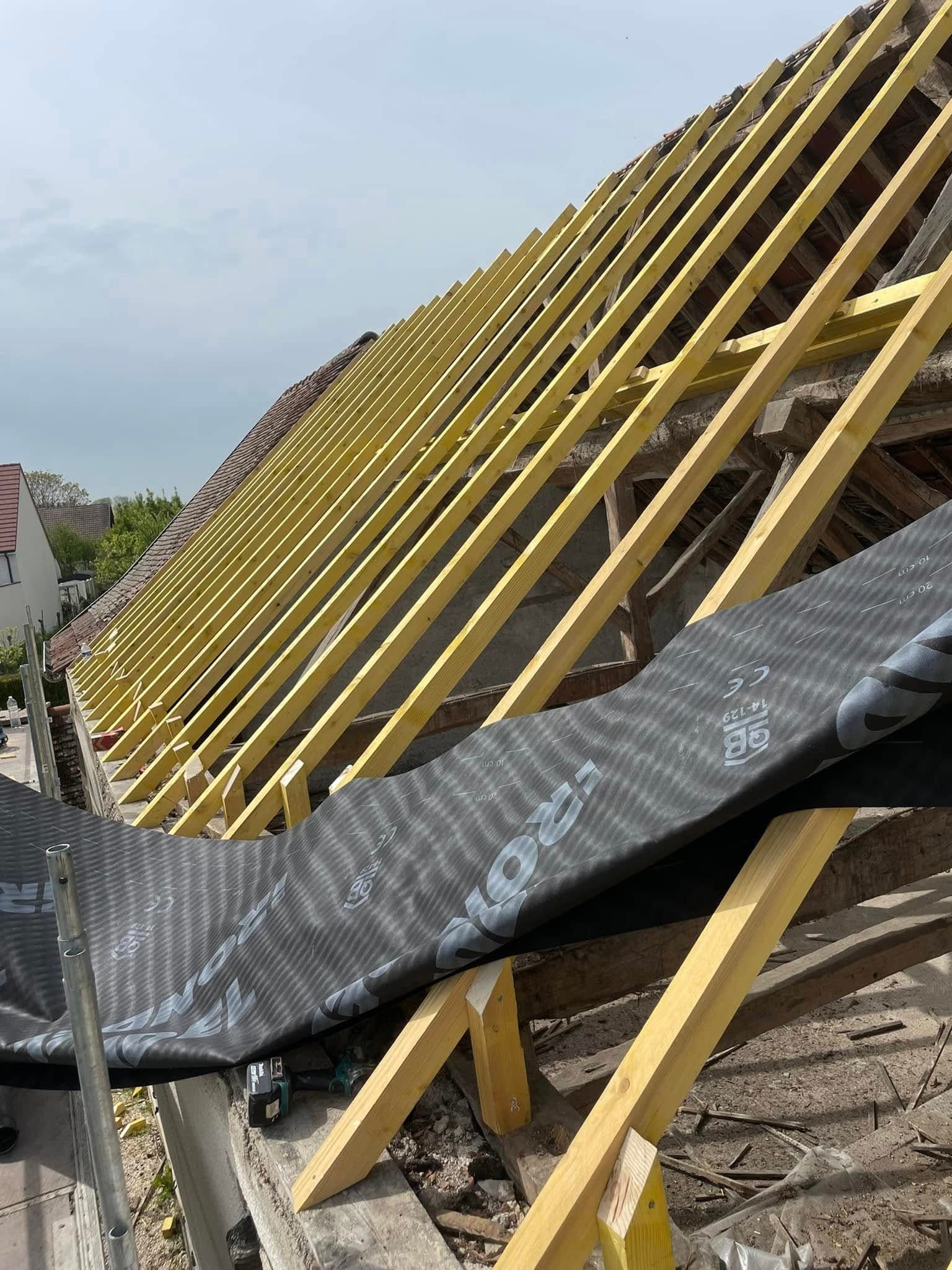 Rénovation de toiture et chevronnage à Saint-Julien, par MS Couverture Zinguerie, vue 7 sur 7