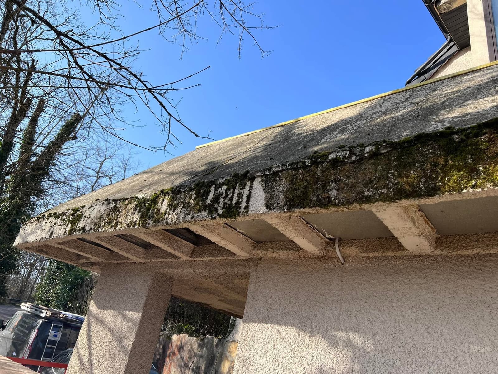Terrasse habillée de zinc joint debout, par MS Couverture Zinguerie, vue 2 sur 9