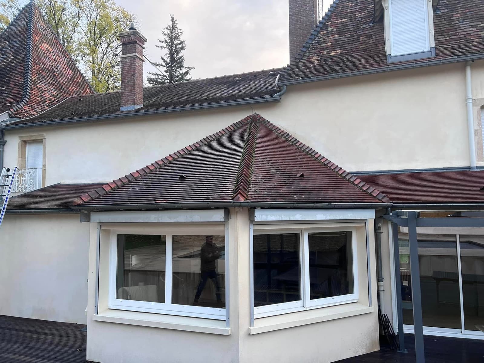 Toiture zinc joint debout quartz à Fleurey-sur-Ouche, par MS Couverture Zinguerie, vue 8 sur 8