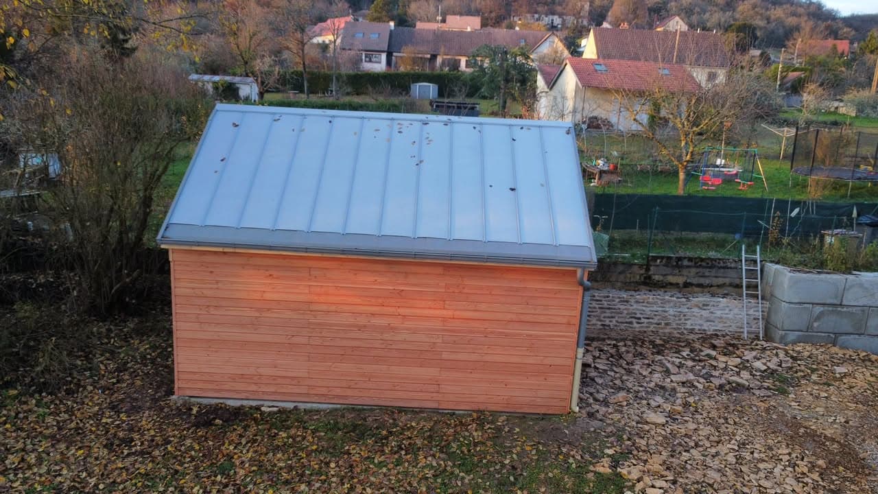Création d’un garage à Lantenay