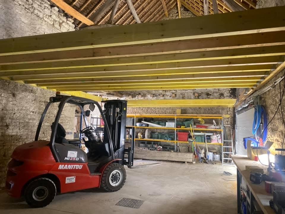 Nouveau plancher bois pour gagner de la hauteur