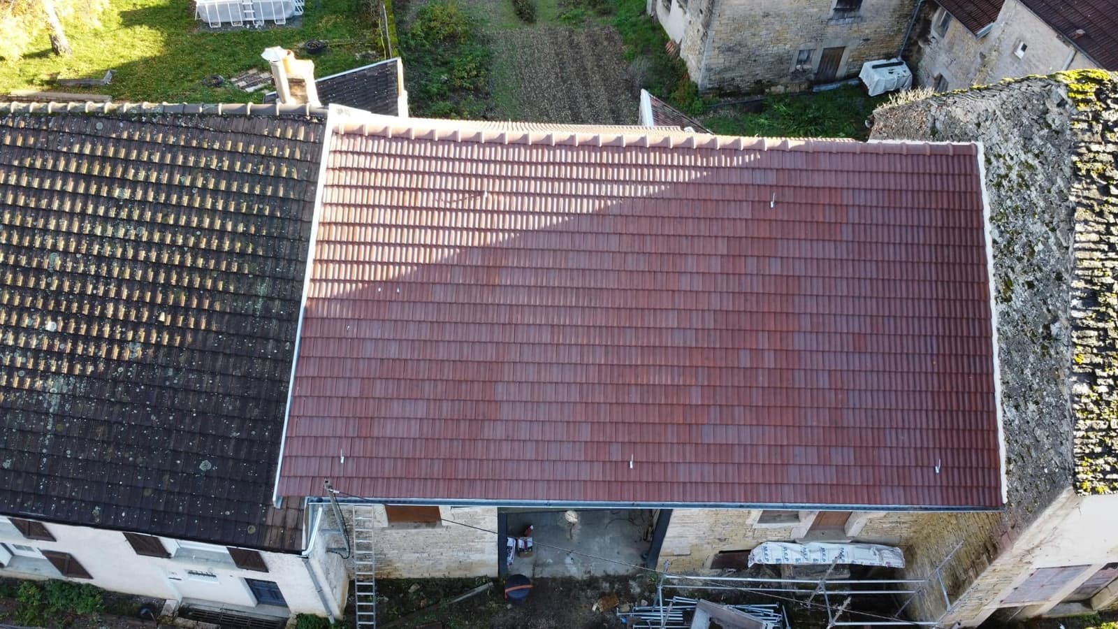 Rénovation d’une grange à Saint-Hélier