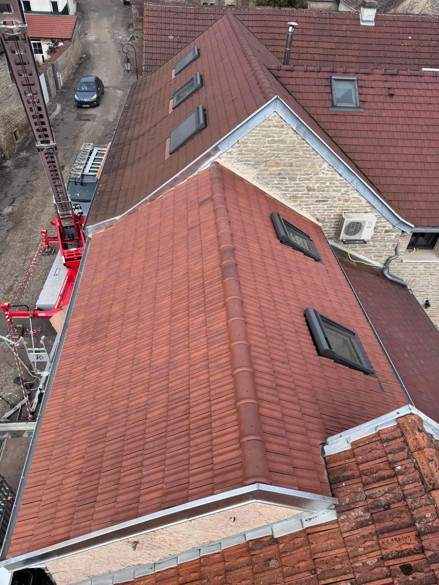 Rénovation et isolation de toiture à Chambœuf